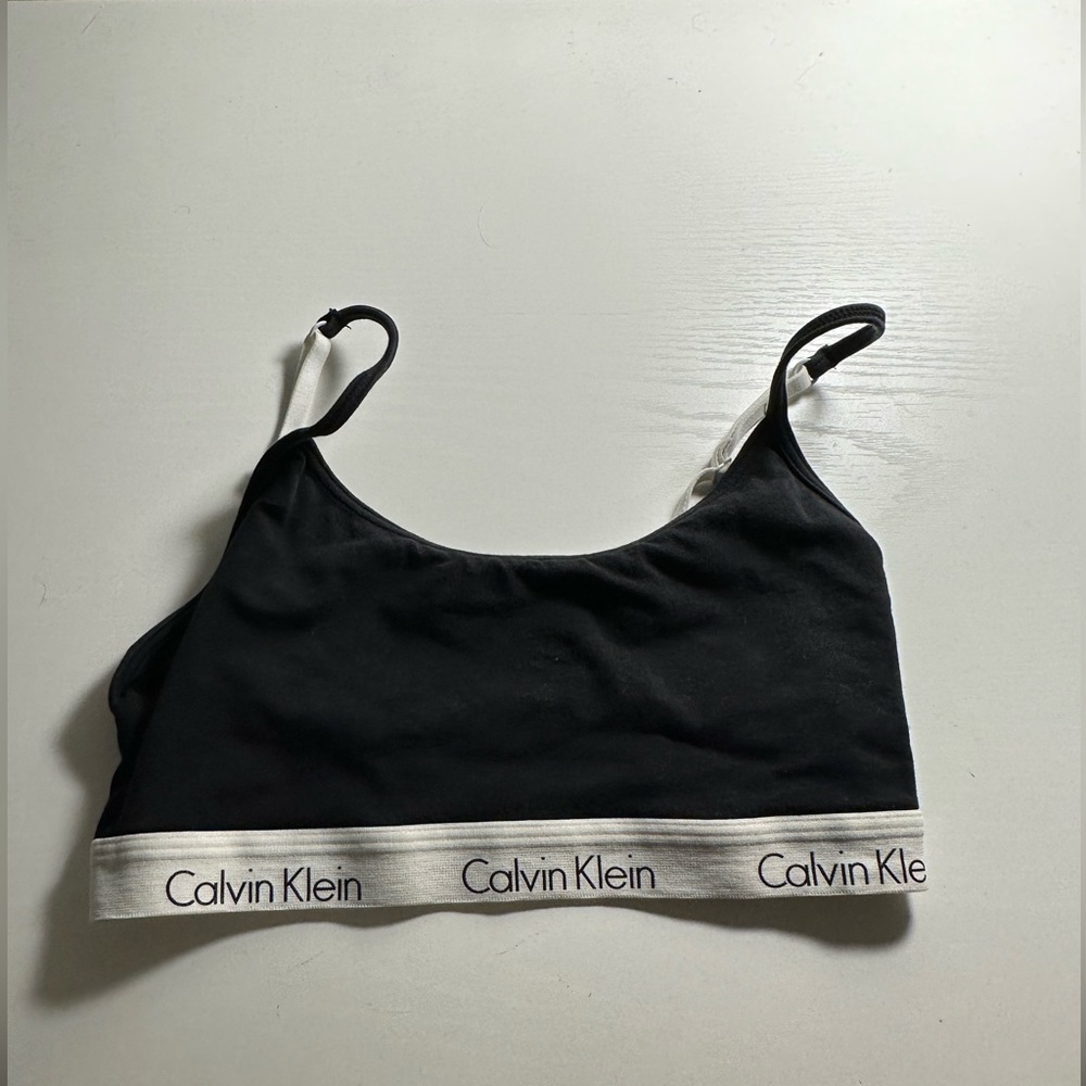 Calvin Klein Unlined bralette cotton